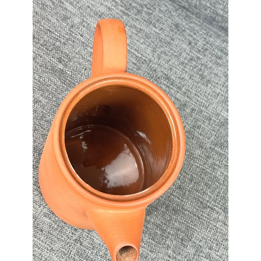 Henry Watson Pottery Original Suffolk Terracotta Coffee Pot Made in England 7.5